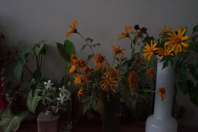 Close-up of flowers in vase