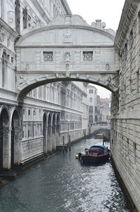 View of bridge over river