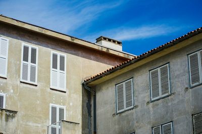 Low angle view of building against sky