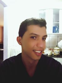 Portrait of smiling young woman