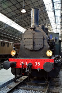 Train in museum