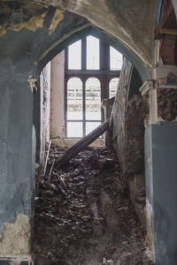 Interior of old house