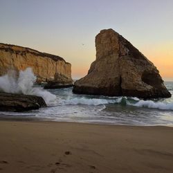 Scenic view of beach