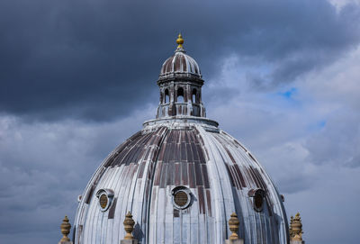 High section of church against cloudy sky