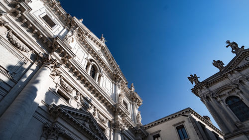 Low angle view of historic building