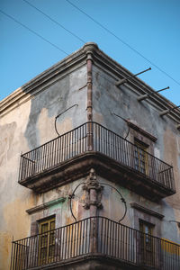 Low angle view of building against sky