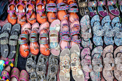 Shoes for sale at market