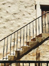 Stairs leading to built structure