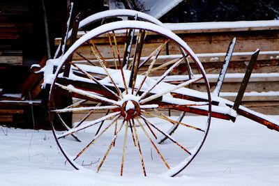 Close-up of wheel