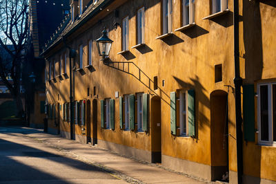 Street amidst buildings in city