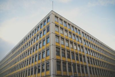 Low angle view of building against sky