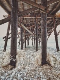 Pier in sea