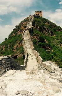 Old ruins on mountain