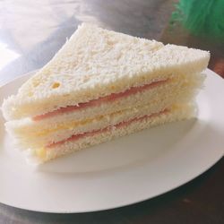 Close-up of cake on plate