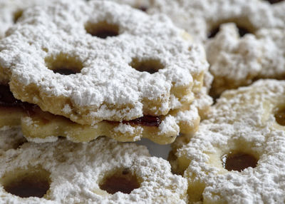 Full frame shot of cookies