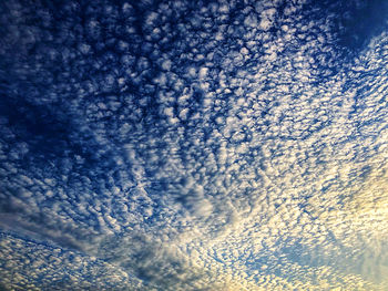Full frame shot of cloudscape