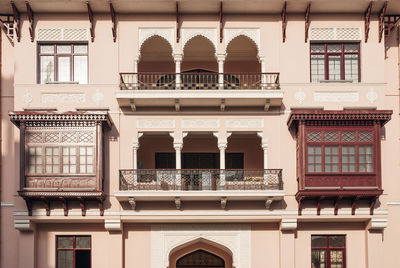 Low angle view of building in city