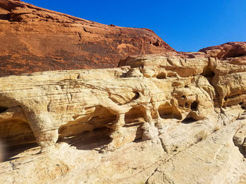 View of rock formations