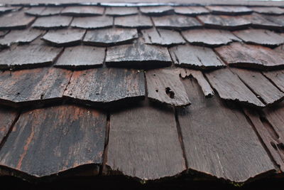 Close-up of roof tiles