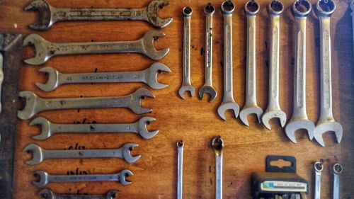 Full frame shot of metallic structure