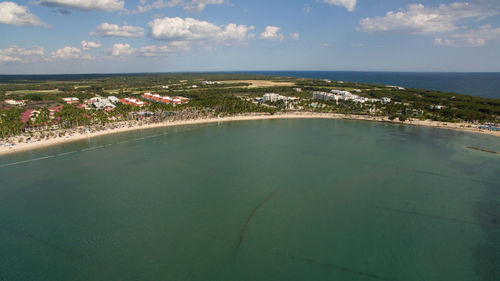 Aerial view of city