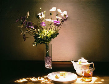 Close-up of potted plant on table