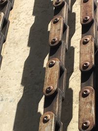 Close-up of rusty metal