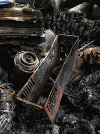 Close-up of rusty metal