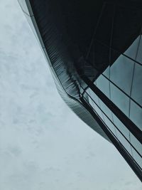 Low angle view of bridge against sky