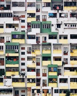 Full frame shot of residential building