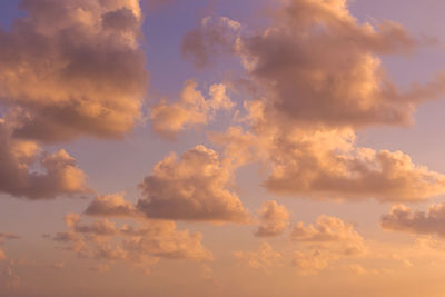 Low angle view of clouds in sky