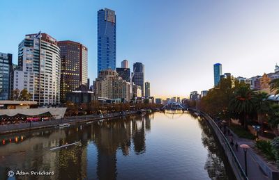 City skyline with waterfront