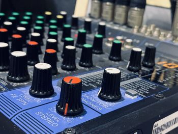 Close-up of computer keyboard