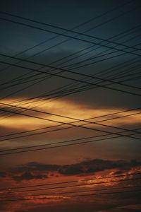 Scenic view of sky at sunset