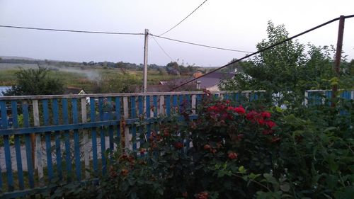 Scenic view of mountain against cloudy sky