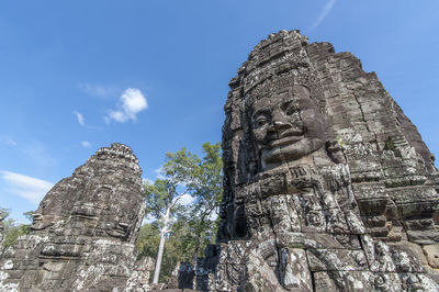 Low angle view of a temple