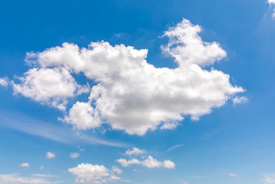 Low angle view of clouds in sky