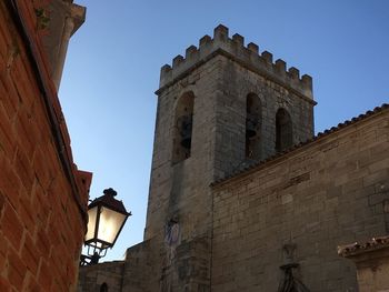 Low angle view of building against sky