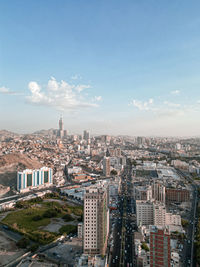 Cityscape against sky
