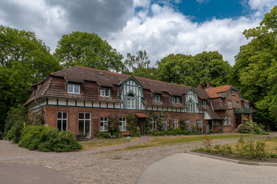 Buildings of the wulfsdorf farm, ahrensburg near hamburg