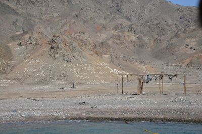 Scenic view of mountain range