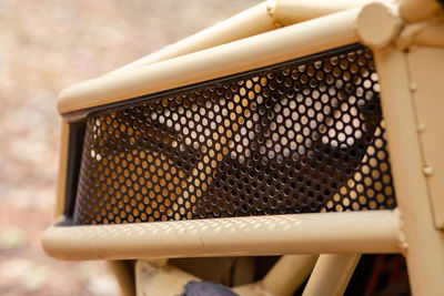 Perforated black steel basket