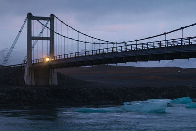 Transport bridge over sea gulf landscape photo