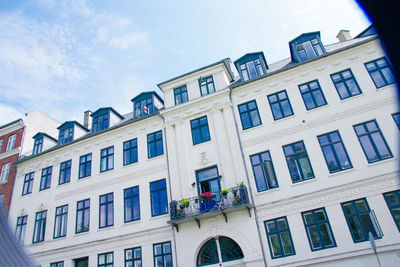 Low angle view of building against sky