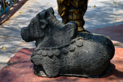 Close-up of buddha statue