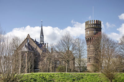 Hellevoetsluis church and watertower