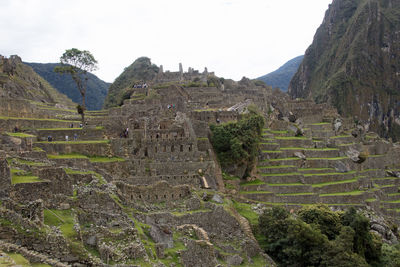 Old ruins in mountains