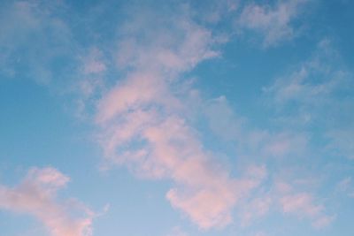 Low angle view of cloudy sky