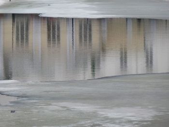 Blurred motion of sea