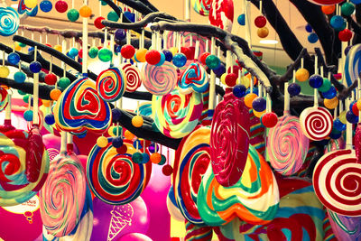 Full frame shot of colorful balls